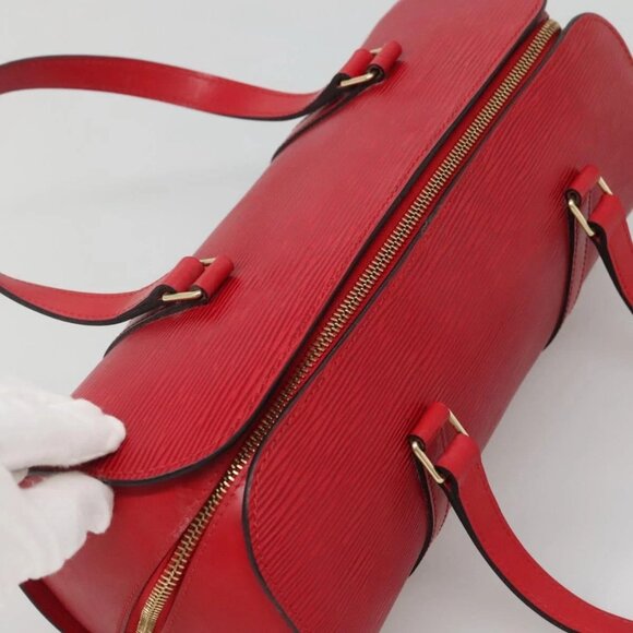 LOUIS VUITTON Epi Soufflot Hand Bag Red M52227 LV Auth mk003 - Picture 6 of 16